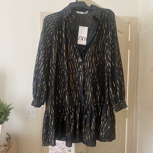 Zara Metallic Dress